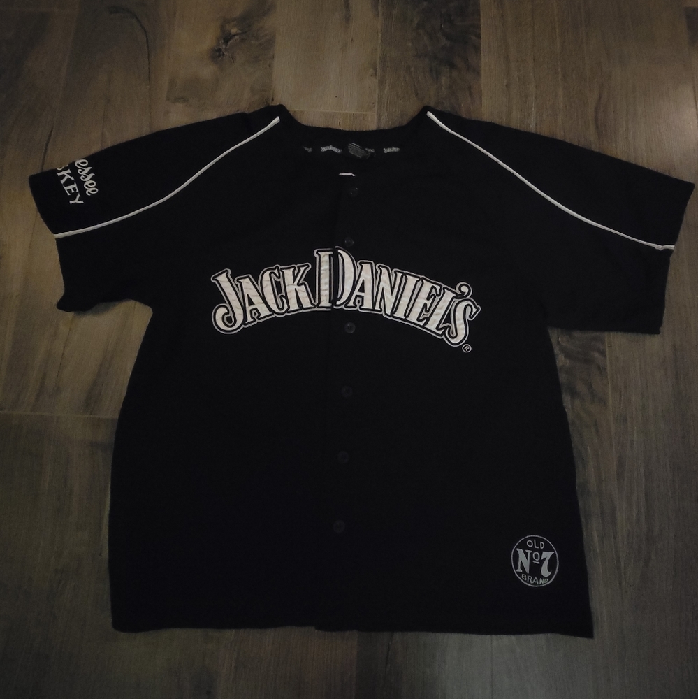 Large Jack Daniels Baseball Jersey
